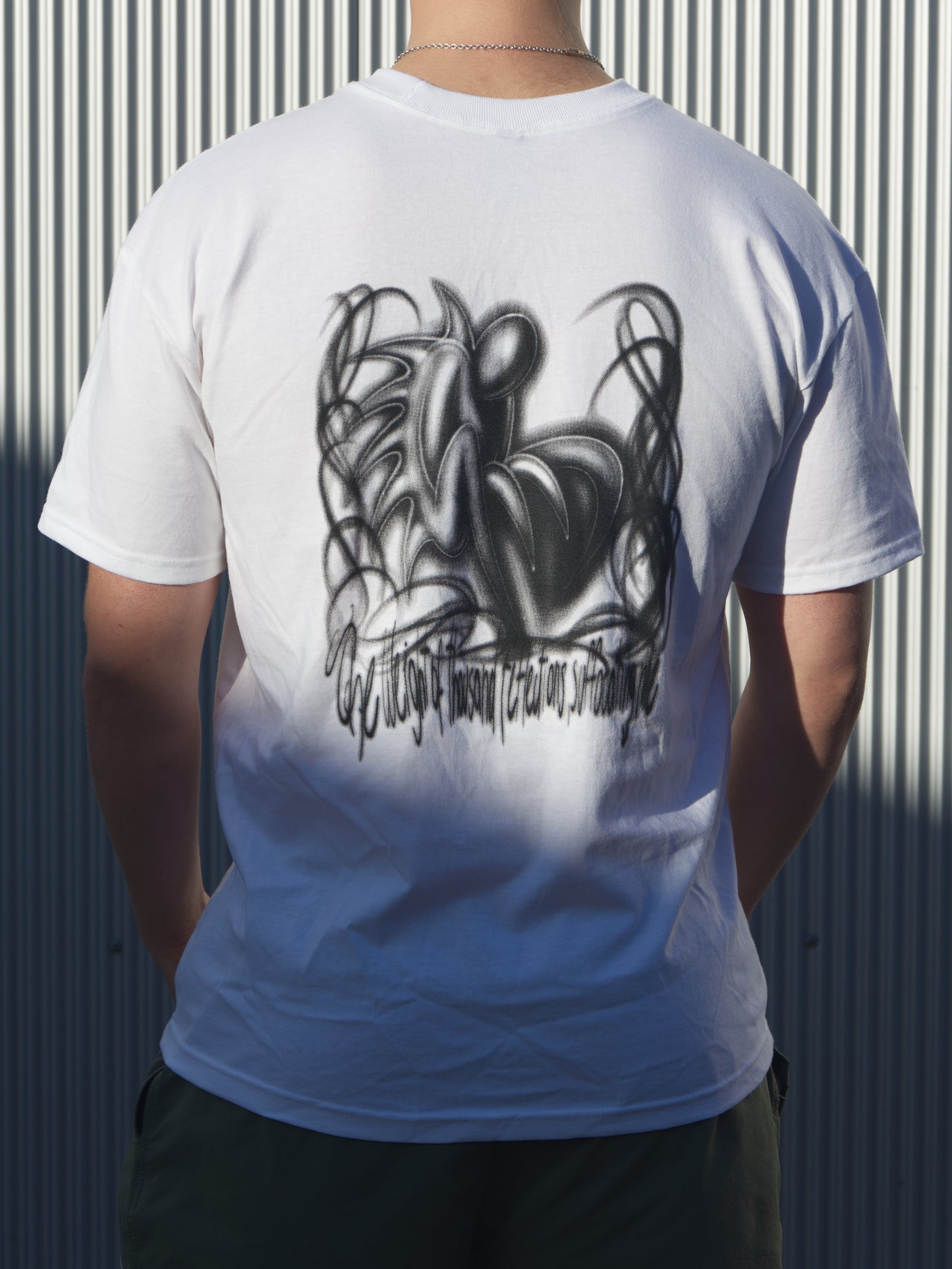 Airbrush Design Oversized T-Shirt