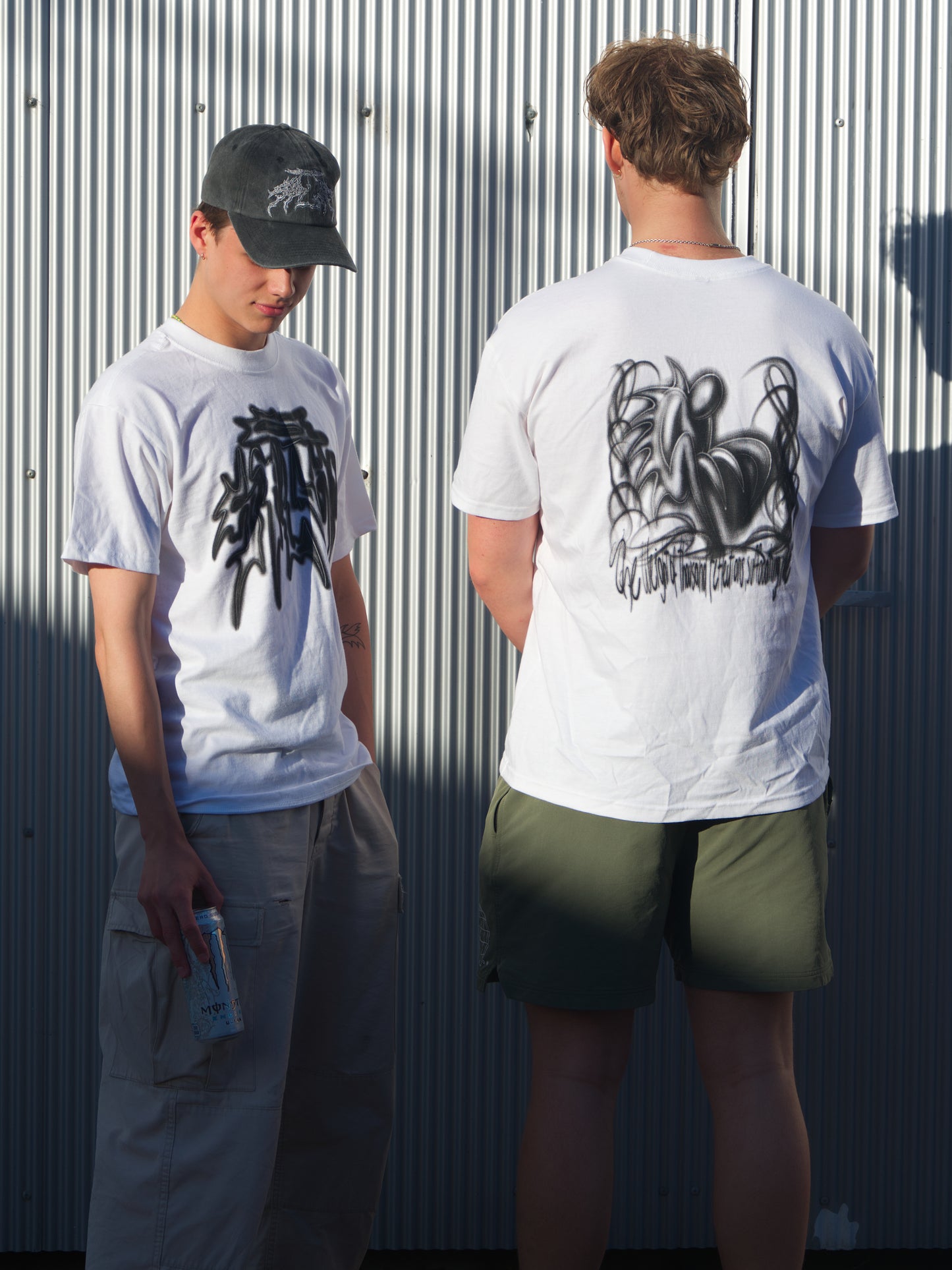 Airbrush Design Oversized T-Shirt